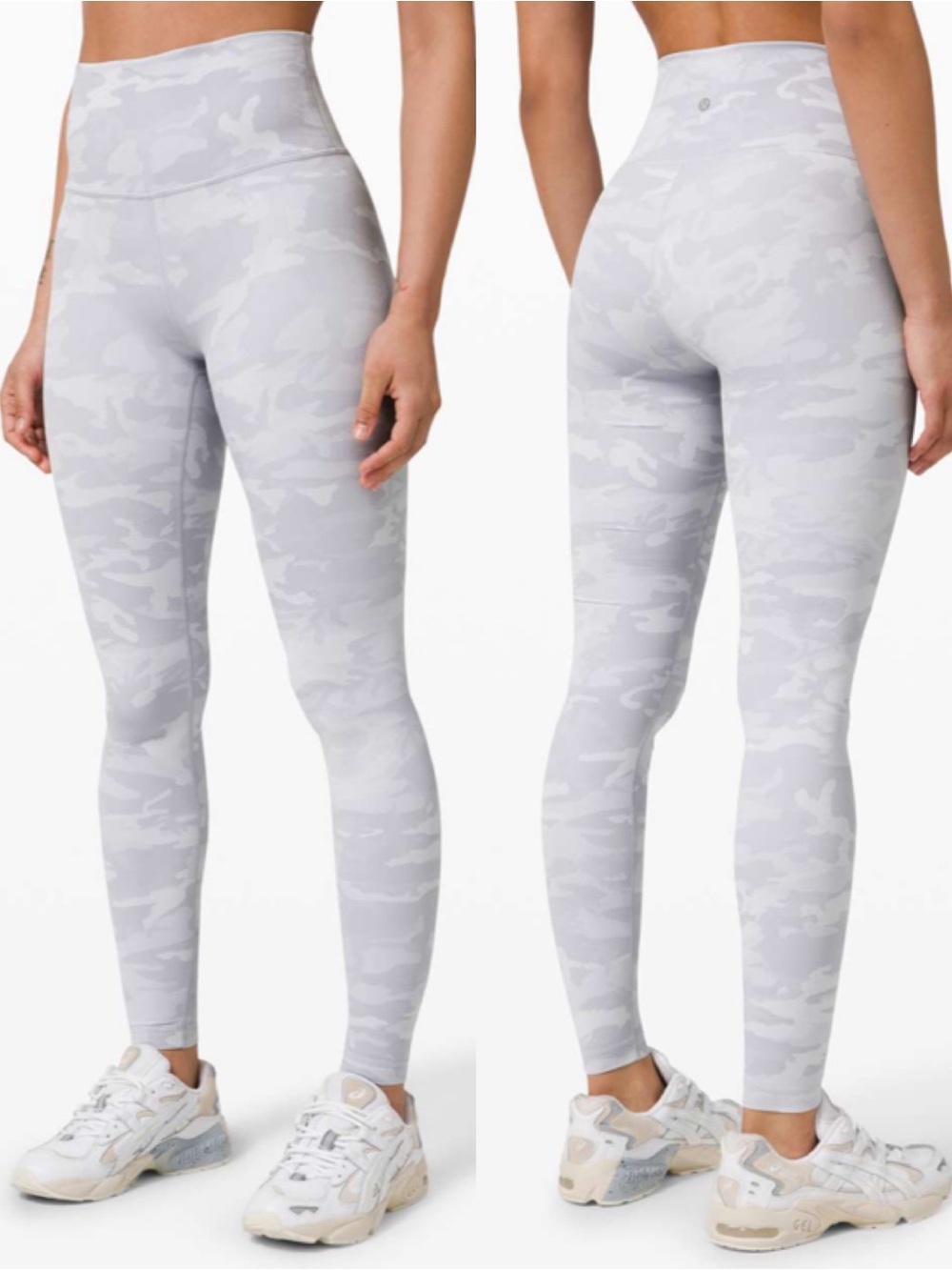 Lululemon Wunder Under High-Rise Tight 28" Luxtreme Incognito Camo Alpine White